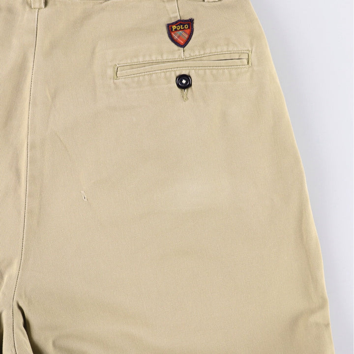 Ralph Lauren POLO GOLF Polo Golf Two-pleat Chino Pants for Men, Size W32 cotton Beige type Vintage Second Hand