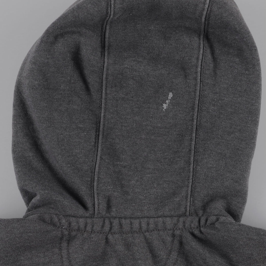 2000'S Carhartt Original Fit Back Print Full-Zip Hoodie, Men's Size L cotton Charcoal Vintage Second Hand