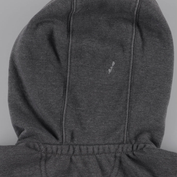 2000'S Carhartt Original Fit Back Print Full-Zip Hoodie, Men's Size L cotton Charcoal Vintage Second Hand