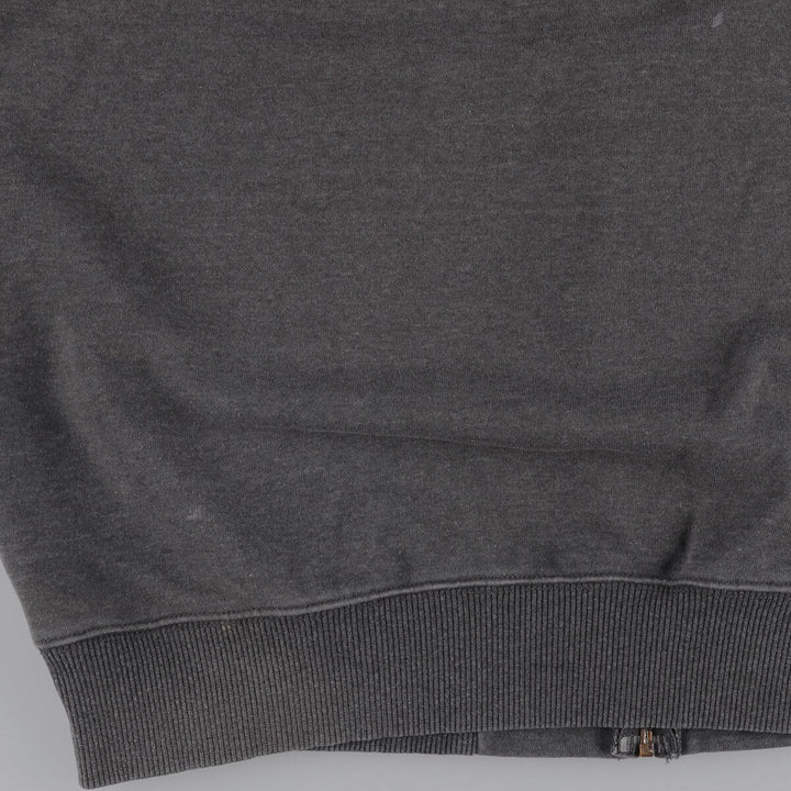2000'S Carhartt Original Fit Back Print Full-Zip Hoodie, Men's Size L cotton Charcoal Vintage Second Hand