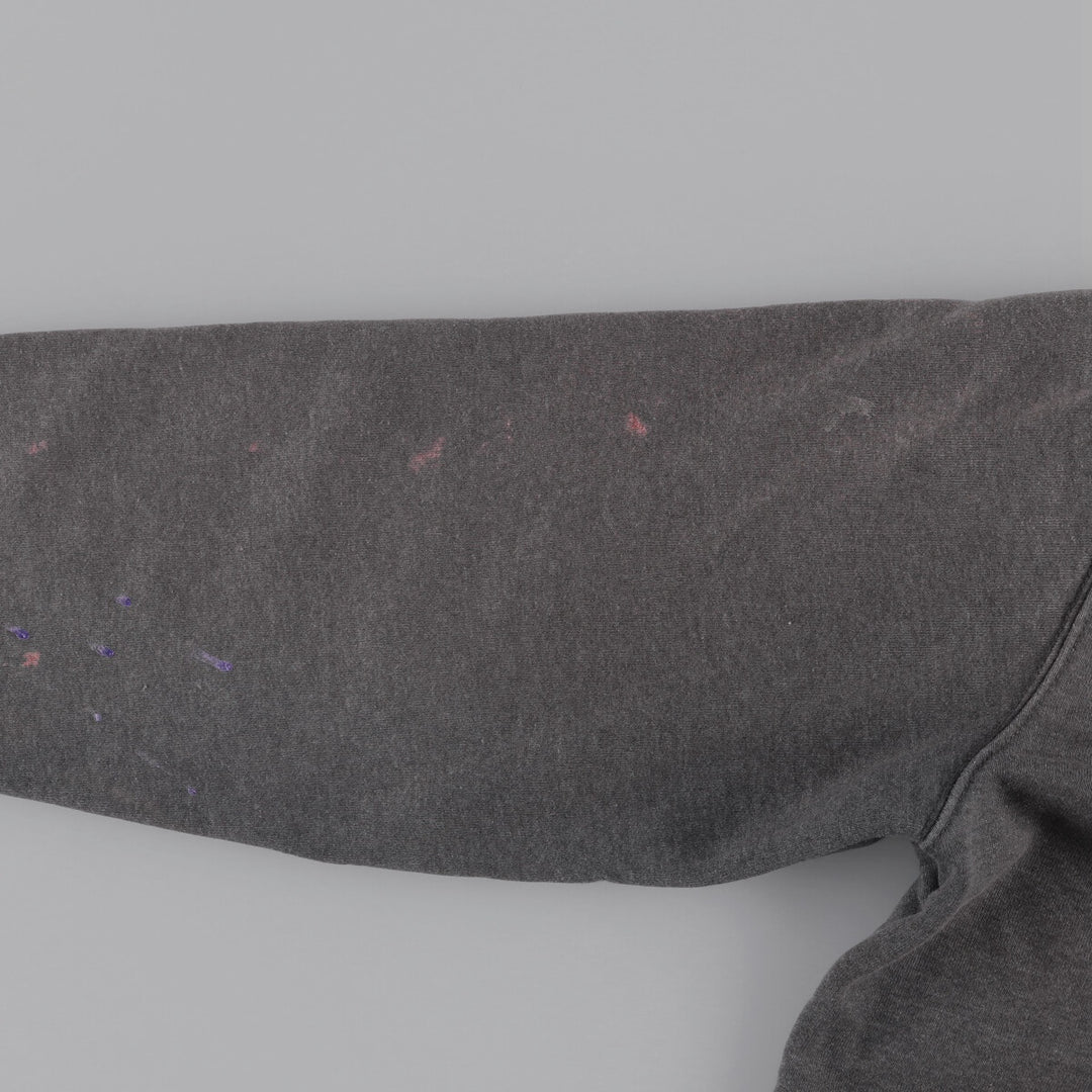2000'S Carhartt Original Fit Back Print Full-Zip Hoodie, Men's Size L cotton Charcoal Vintage Second Hand