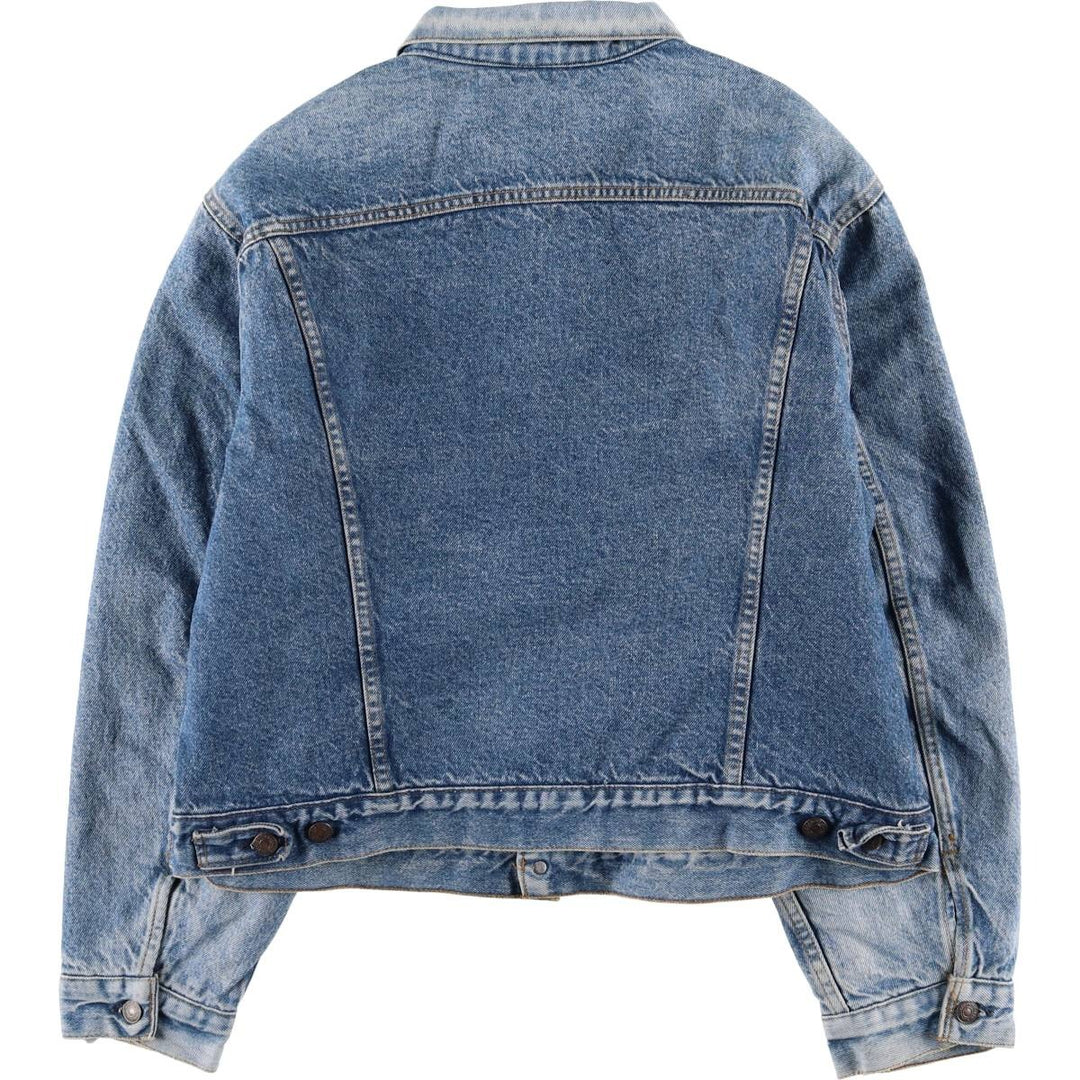 90'S Levi's 70506-0316 denim jacket, denim jacket, made in USA, men's size L, vintage cotton blue type Vintage Second Hand