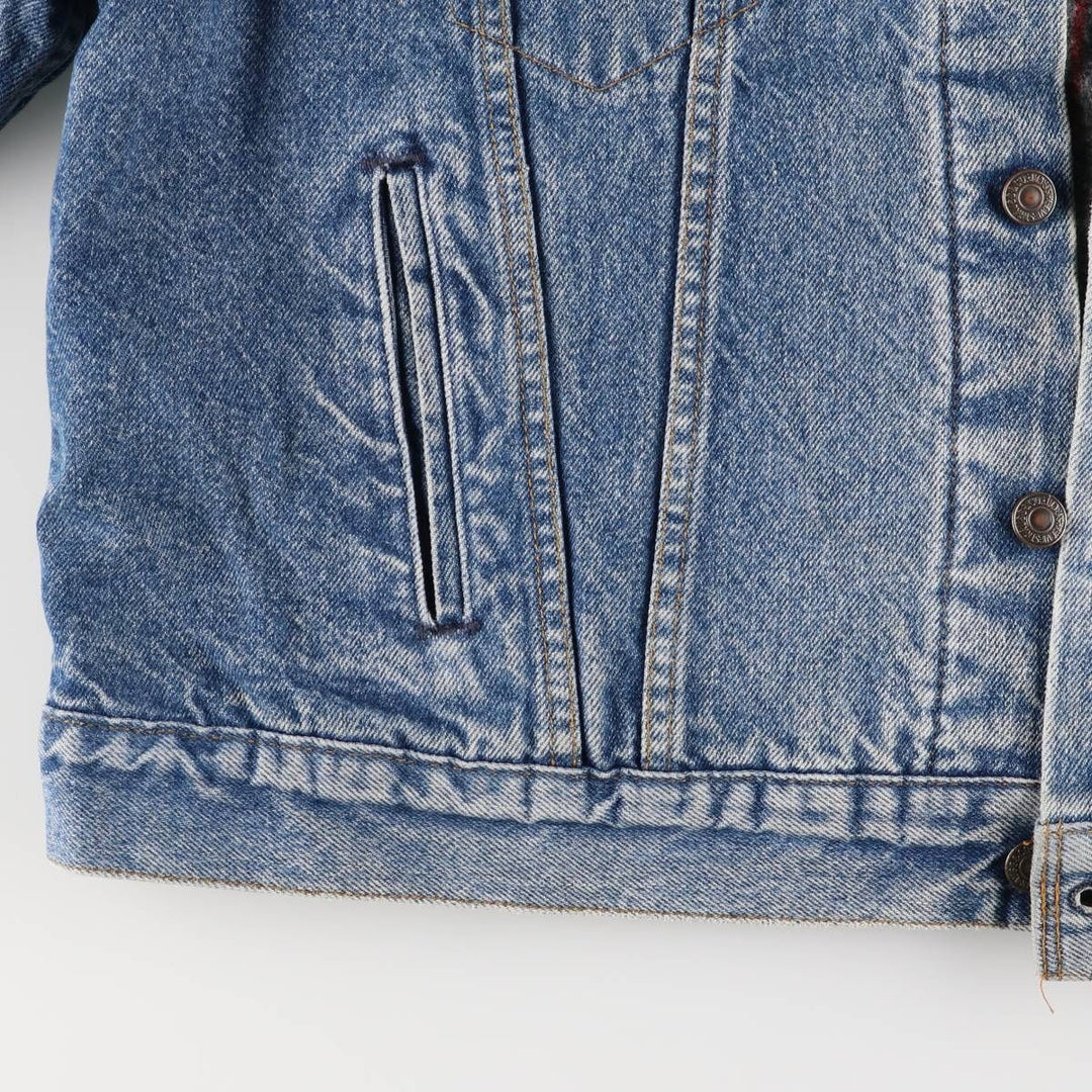 90'S Levi's 70506-0316 denim jacket, denim jacket, made in USA, men's size L, vintage cotton blue type Vintage Second Hand