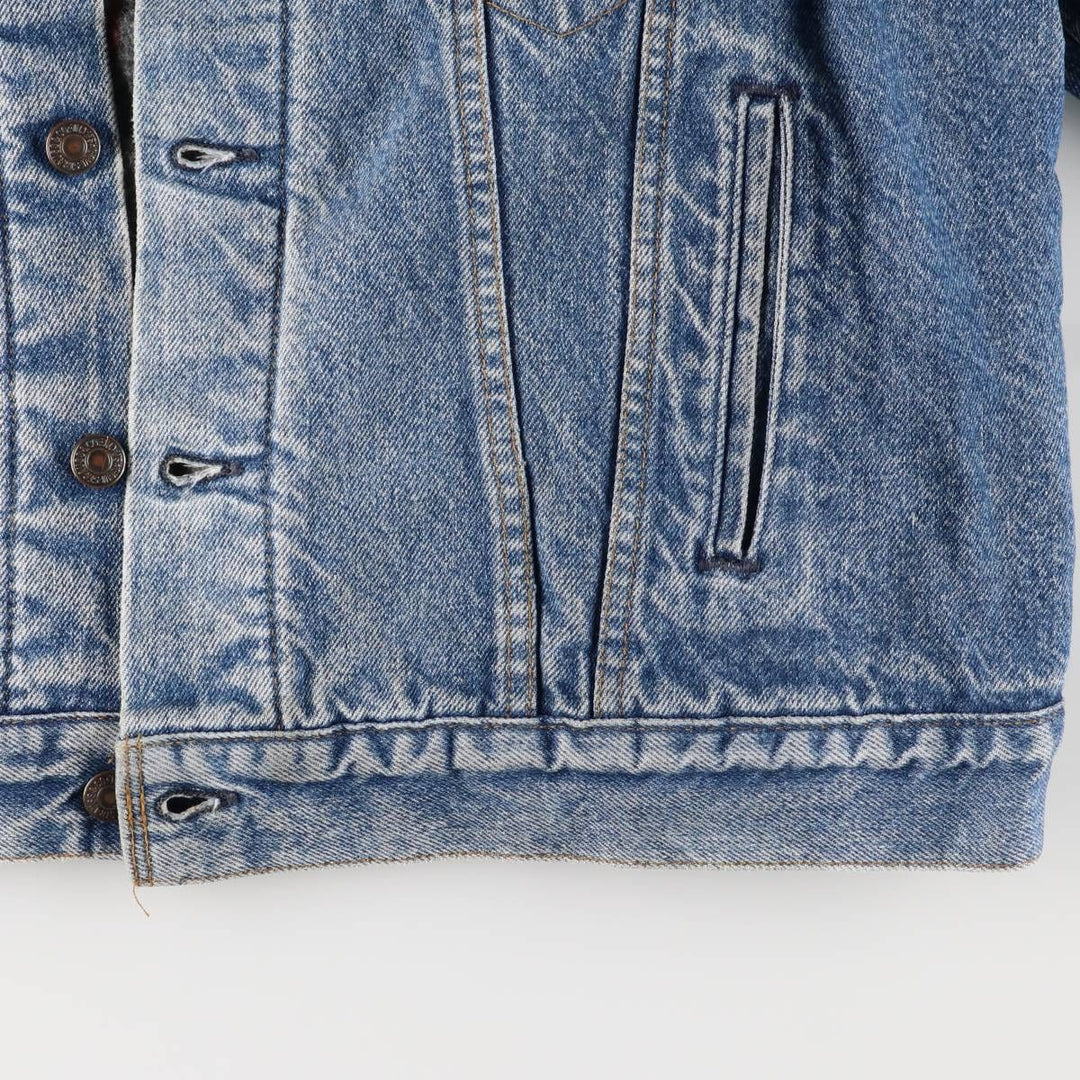 90'S Levi's 70506-0316 denim jacket, denim jacket, made in USA, men's size L, vintage cotton blue type Vintage Second Hand