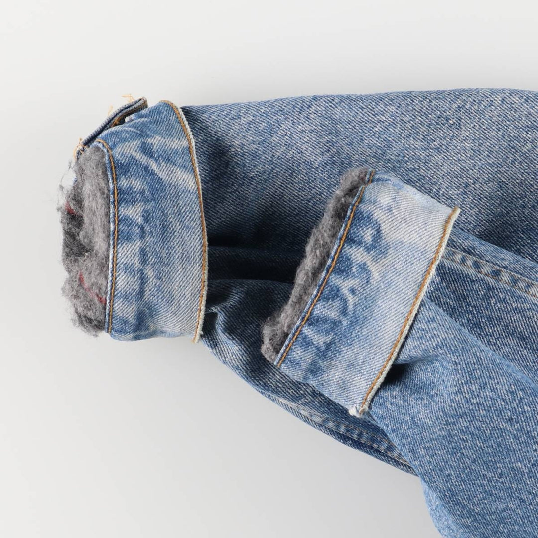 90'S Levi's 70506-0316 denim jacket, denim jacket, made in USA, men's size L, vintage cotton blue type Vintage Second Hand