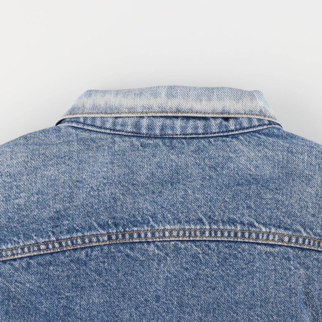 90'S Levi's 70506-0316 denim jacket, denim jacket, made in USA, men's size L, vintage cotton blue type Vintage Second Hand