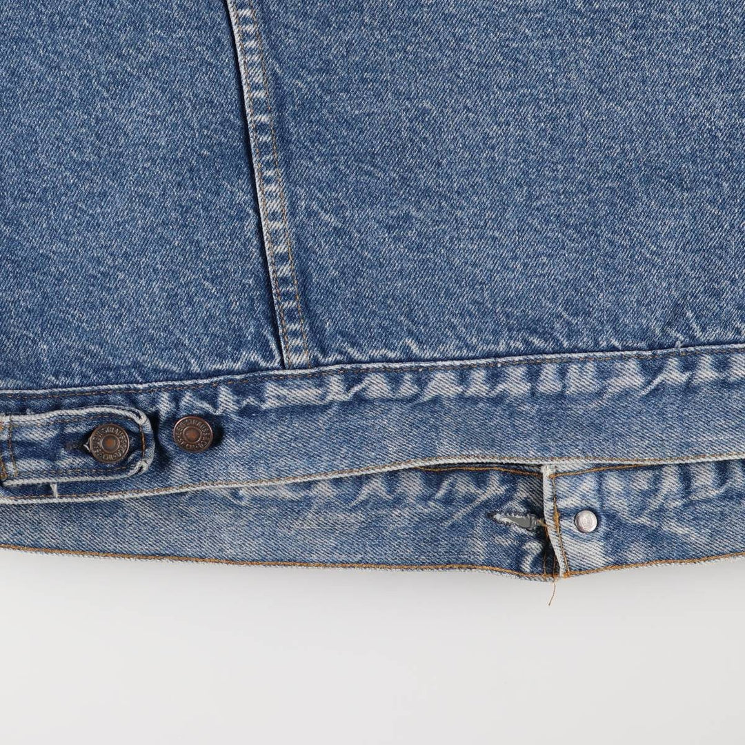 90'S Levi's 70506-0316 denim jacket, denim jacket, made in USA, men's size L, vintage cotton blue type Vintage Second Hand