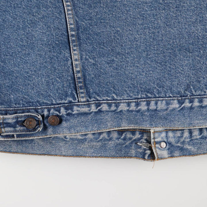 90'S Levi's 70506-0316 denim jacket, denim jacket, made in USA, men's size L, vintage cotton blue type Vintage Second Hand