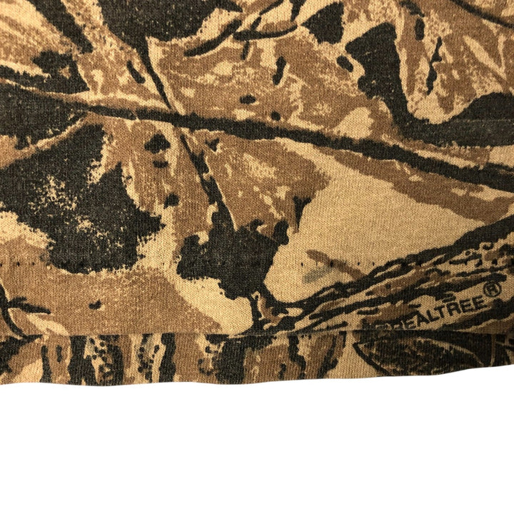 Vintage 90'S Realtree Camo Camo Long Sleeve T-Shirt, Men's Size Large unclear Khaki type Vintage Second Hand