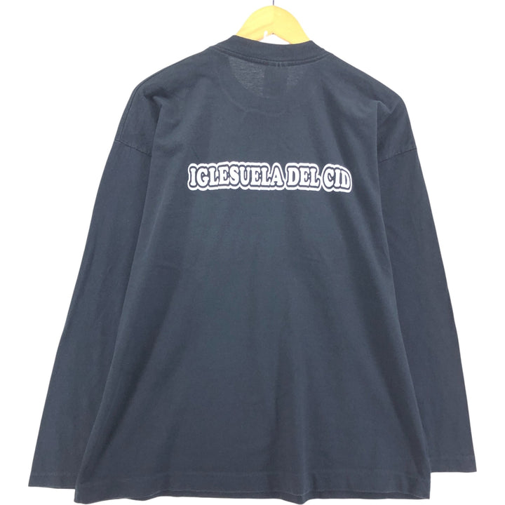 90'S Screen Stars Fruit of the Loom Long Sleeve T-Shirt, Men's XL, Vintage cotton black type Vintage Second Hand