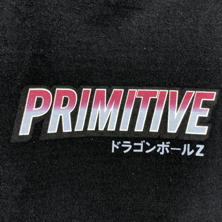 Primitive Dragon Ball Z Broly Anime Character Print Long Sleeve T-Shirt, Men's Size Medium cotton black type Vintage Second Hand