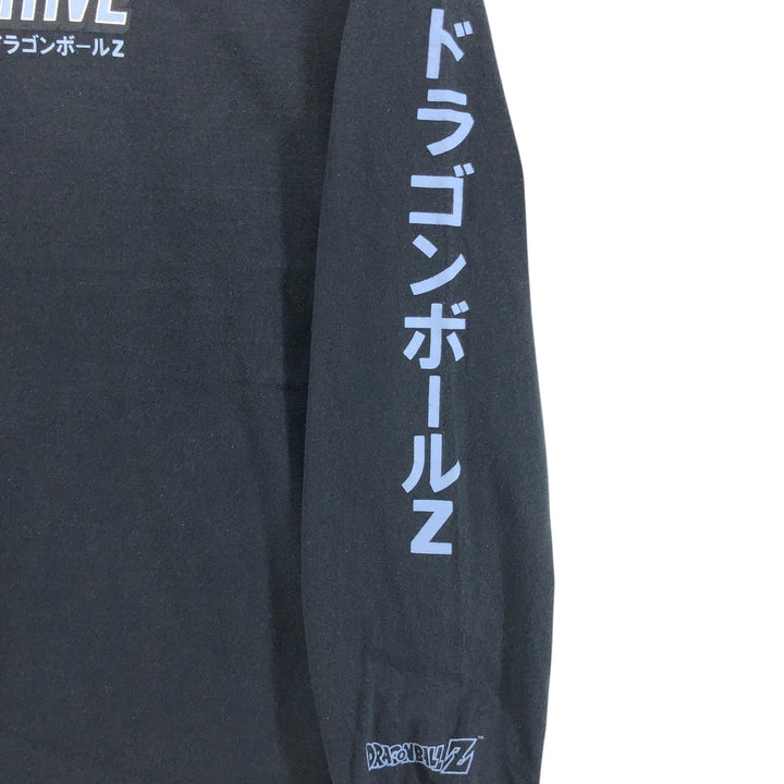 Primitive Dragon Ball Z Broly Anime Character Print Long Sleeve T-Shirt, Men's Size Medium cotton black type Vintage Second Hand