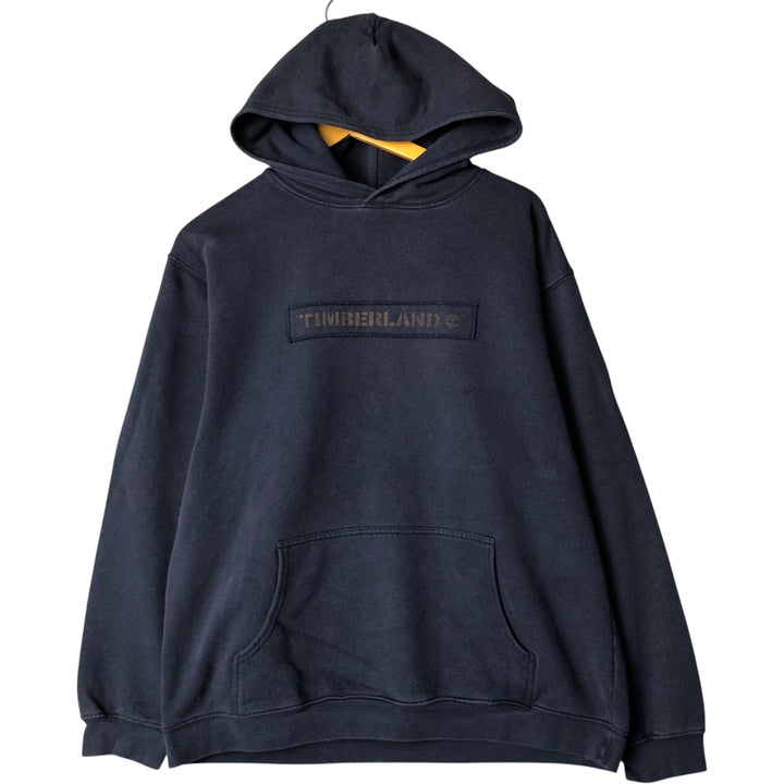Timberland Sweatshirt Pullover Hoodie, Men's Size Small cotton navy blue type Vintage Second Hand