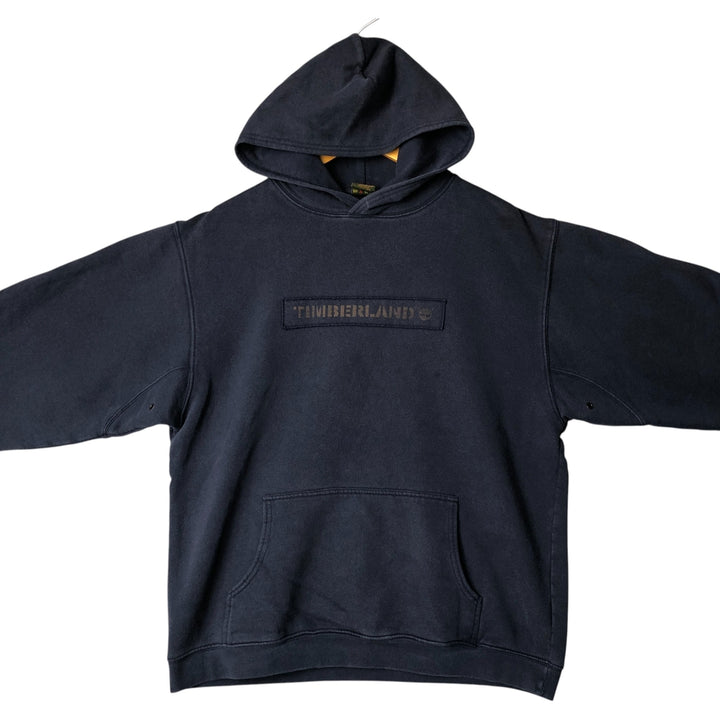 Timberland Sweatshirt Pullover Hoodie, Men's Size Small cotton navy blue type Vintage Second Hand
