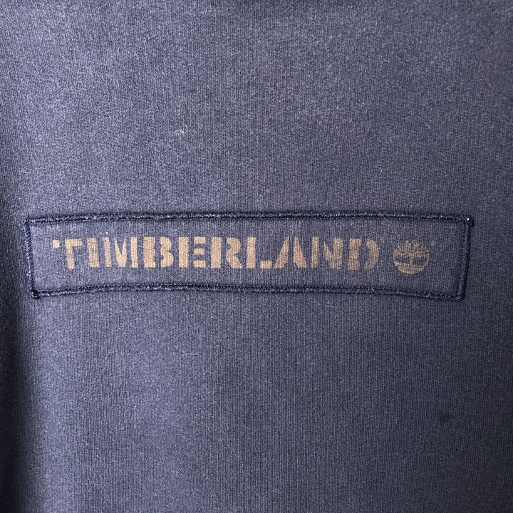 Timberland Sweatshirt Pullover Hoodie, Men's Size Small cotton navy blue type Vintage Second Hand