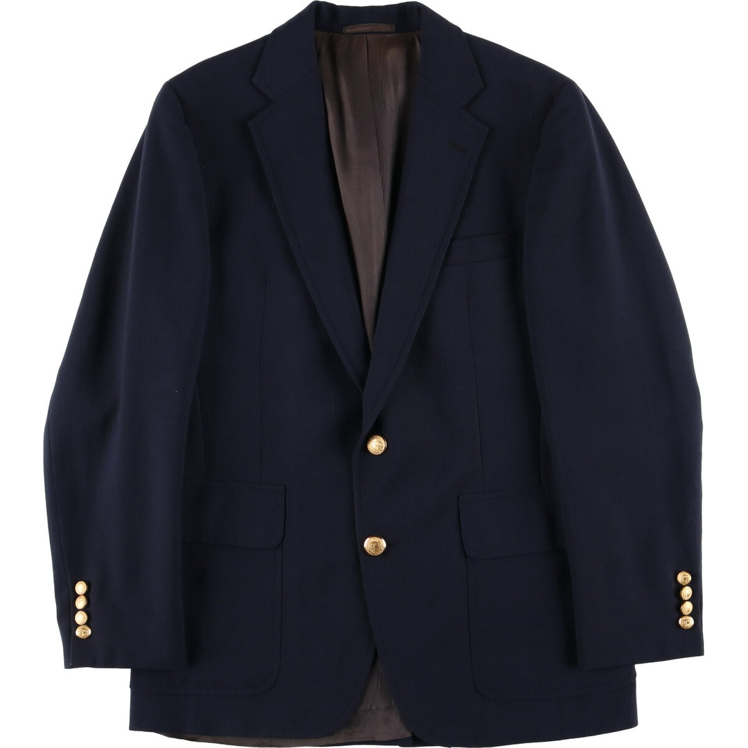 Vintage Stanley Blacker Navy Blue Blazer, Tailored Jacket, Made in USA, Men's Size Medium unclear navy blue type Vintage Second Hand