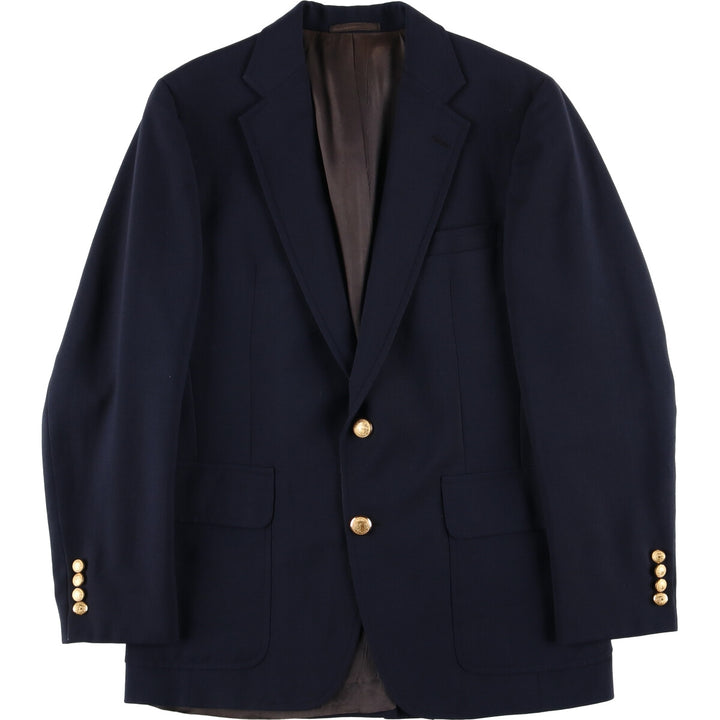 Vintage Stanley Blacker Navy Blue Blazer, Tailored Jacket, Made in USA, Men's Size Medium unclear navy blue type Vintage Second Hand