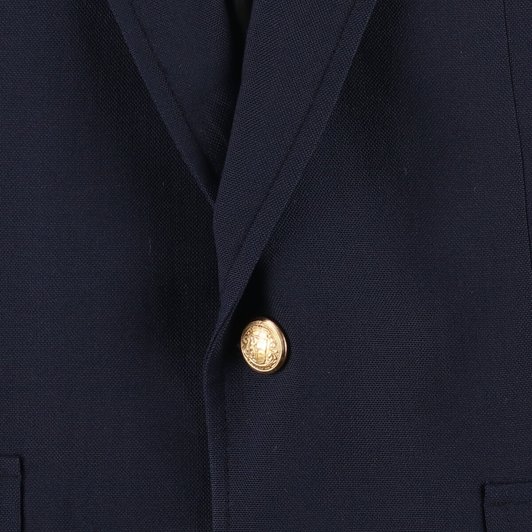 Vintage Stanley Blacker Navy Blue Blazer, Tailored Jacket, Made in USA, Men's Size Medium unclear navy blue type Vintage Second Hand