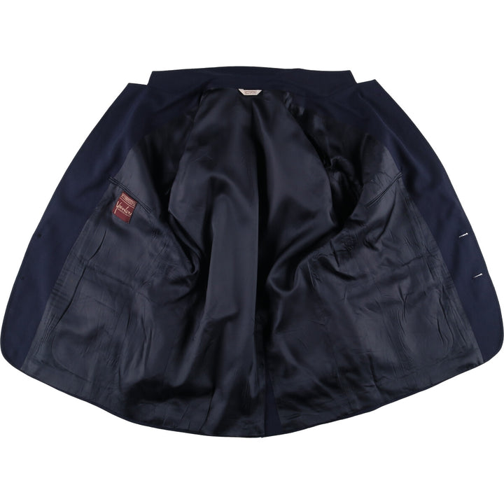 WYNBROOKE Navy Blazer, Tailored Jacket, Made in USA, Men's Size L unclear navy blue type Vintage Second Hand