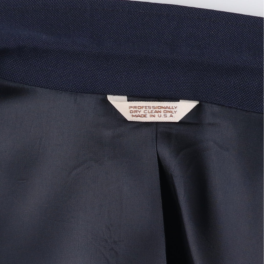 WYNBROOKE Navy Blazer, Tailored Jacket, Made in USA, Men's Size L unclear navy blue type Vintage Second Hand