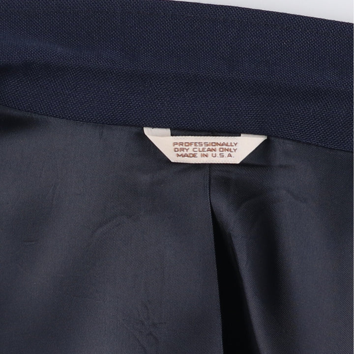 WYNBROOKE Navy Blazer, Tailored Jacket, Made in USA, Men's Size L unclear navy blue type Vintage Second Hand