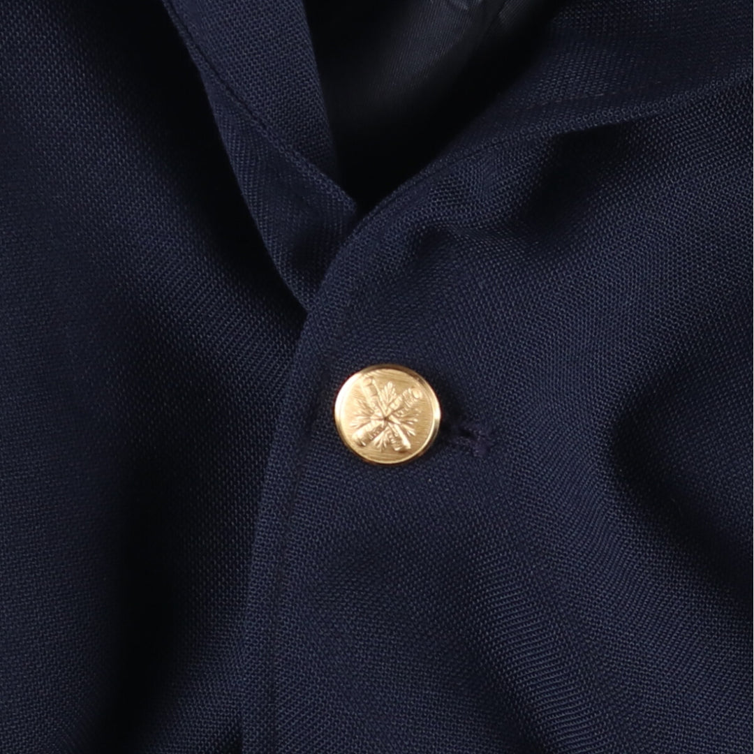 WYNBROOKE Navy Blazer, Tailored Jacket, Made in USA, Men's Size L unclear navy blue type Vintage Second Hand