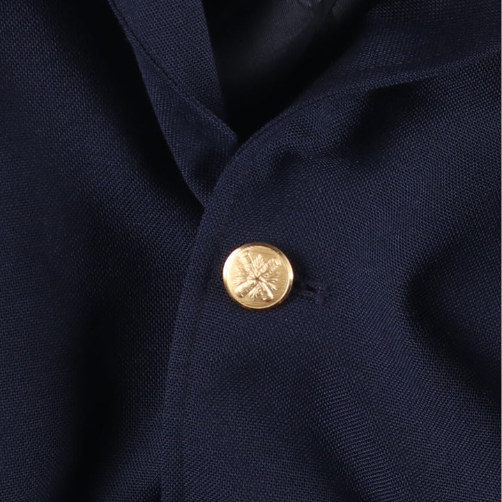 WYNBROOKE Navy Blazer, Tailored Jacket, Made in USA, Men's Size L unclear navy blue type Vintage Second Hand