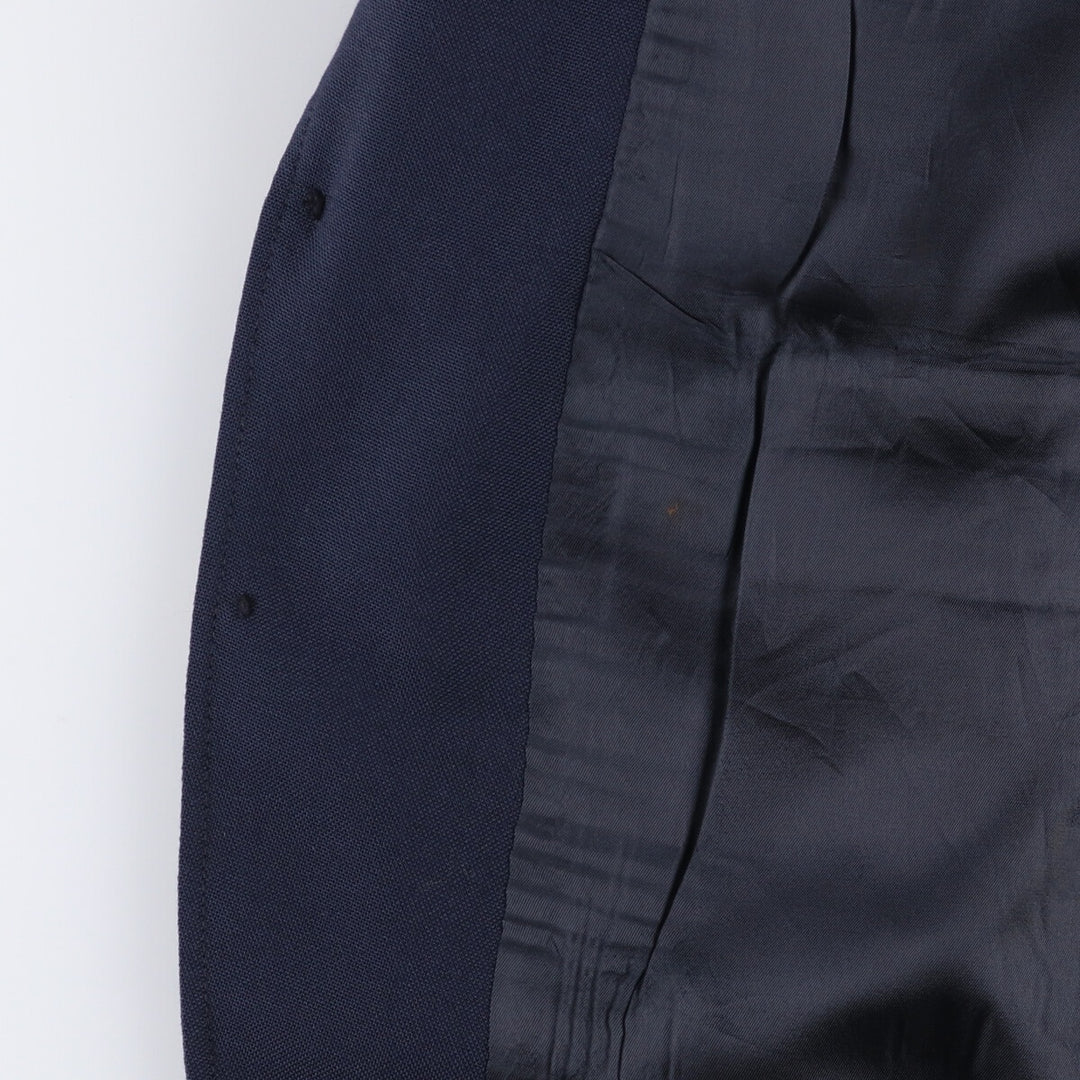 WYNBROOKE Navy Blazer, Tailored Jacket, Made in USA, Men's Size L unclear navy blue type Vintage Second Hand