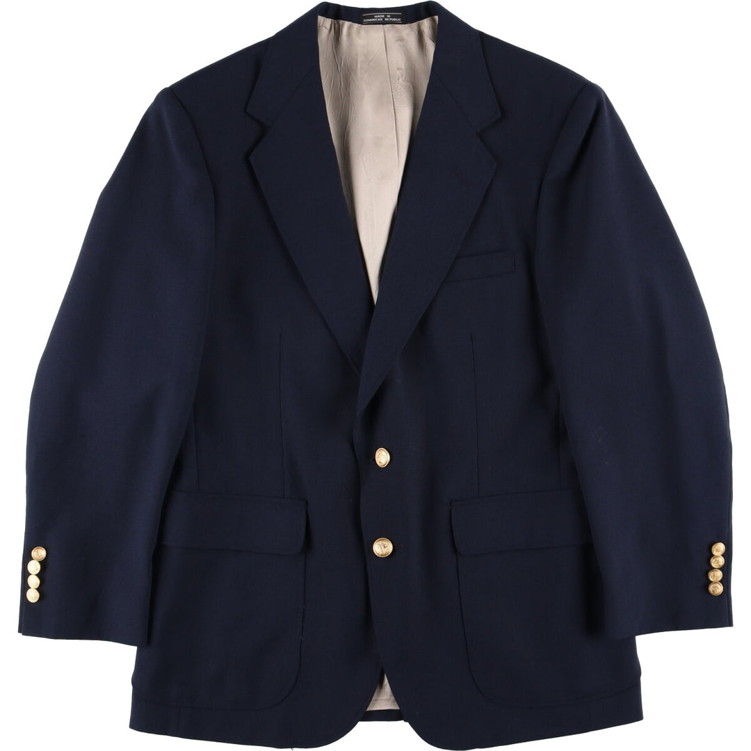 SIGNATURE COLLECTION Navy Blazer Tailored Jacket Men's Size Small unclear navy blue type Vintage Second Hand