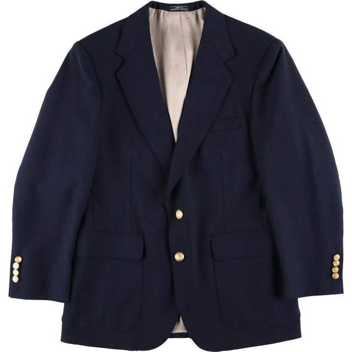 SIGNATURE COLLECTION Navy Blazer Tailored Jacket Men's Size Small unclear navy blue type Vintage Second Hand