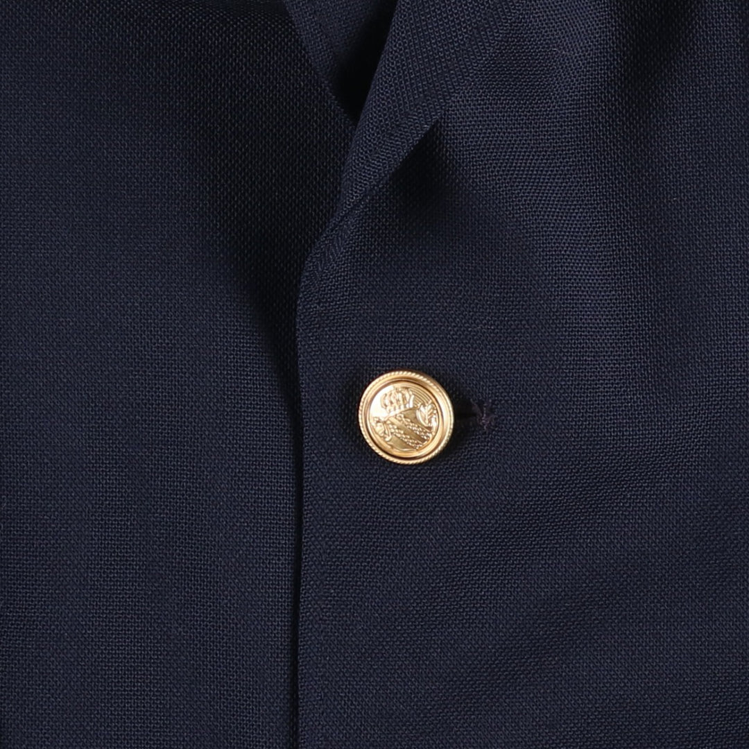 SIGNATURE COLLECTION Navy Blazer Tailored Jacket Men's Size Small unclear navy blue type Vintage Second Hand