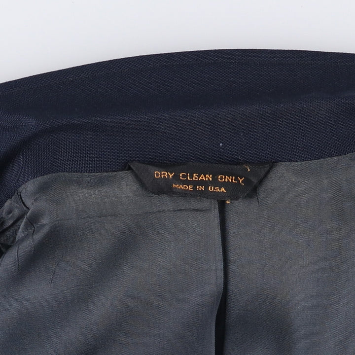 HIGHLAND PARK Navy Blazer, Tailored Jacket, Made in USA, Men's Size Small unclear navy blue type Vintage Second Hand