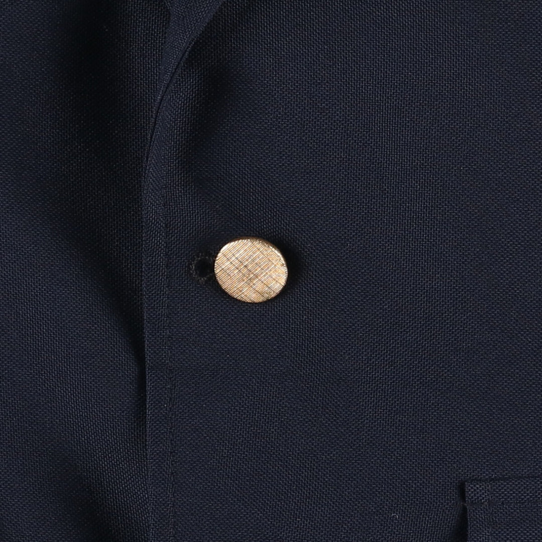 HIGHLAND PARK Navy Blazer, Tailored Jacket, Made in USA, Men's Size Small unclear navy blue type Vintage Second Hand