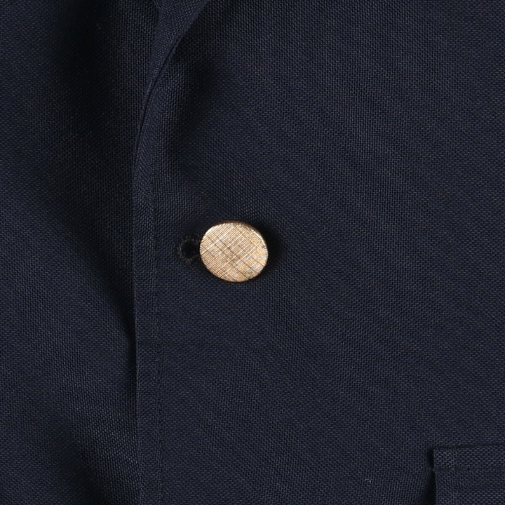 HIGHLAND PARK Navy Blazer, Tailored Jacket, Made in USA, Men's Size Small unclear navy blue type Vintage Second Hand