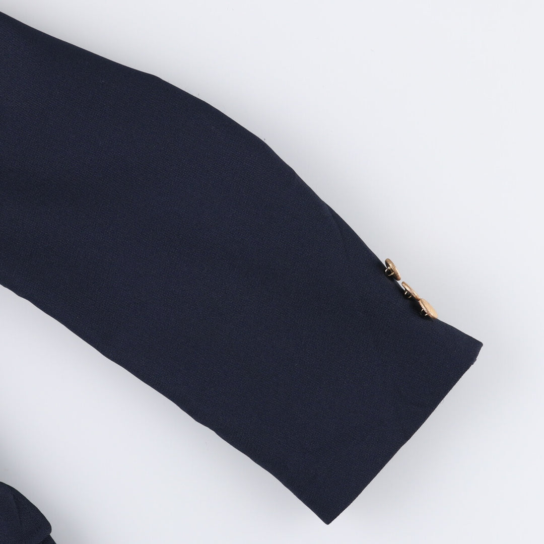 HIGHLAND PARK Navy Blazer, Tailored Jacket, Made in USA, Men's Size Small unclear navy blue type Vintage Second Hand