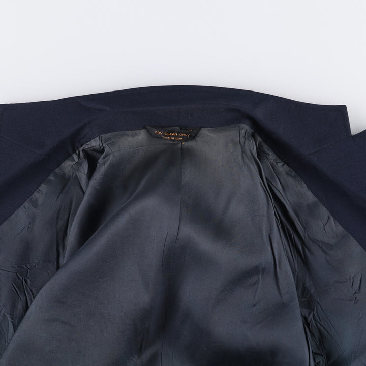 HIGHLAND PARK Navy Blazer, Tailored Jacket, Made in USA, Men's Size Small unclear navy blue type Vintage Second Hand