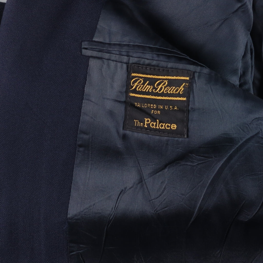 Vintage Palm Beach Navy Blue Blazer, Tailored Jacket, Made in USA, Men's Size L unclear navy blue type Vintage Second Hand