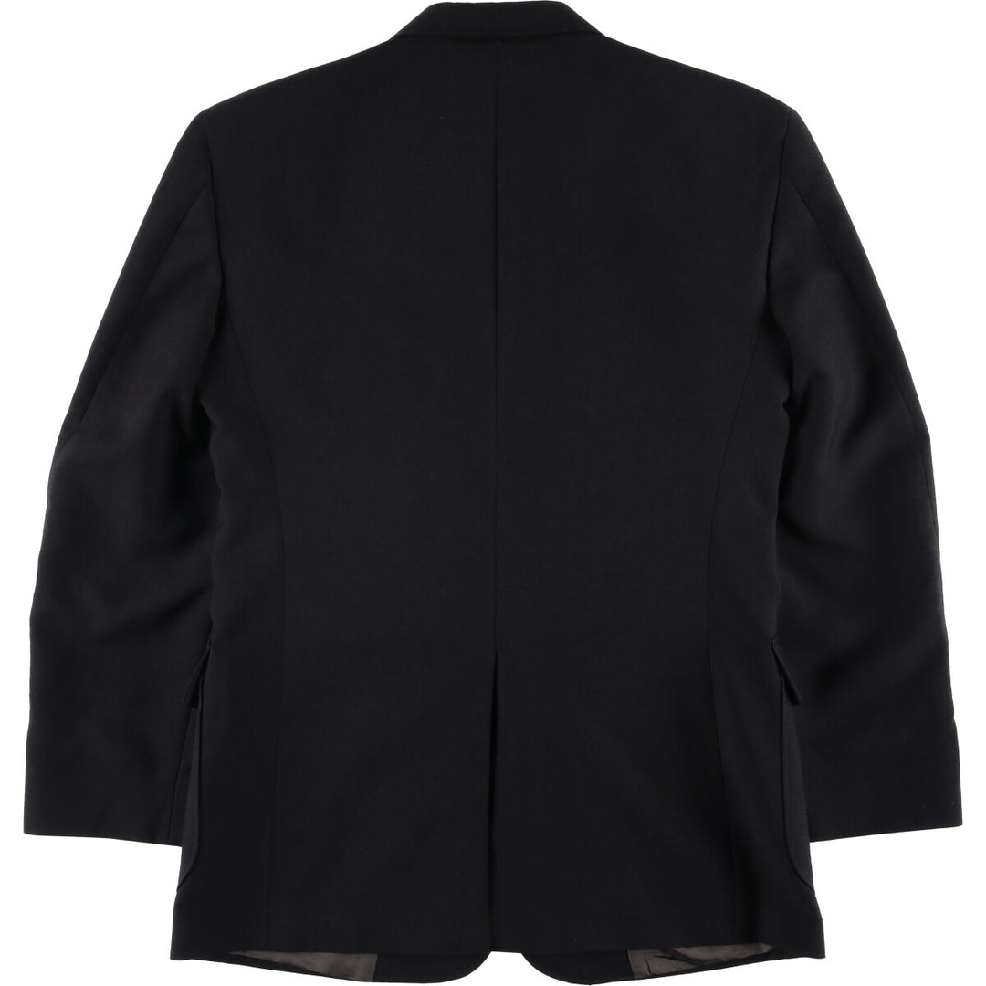 90'S DAVID TAYLOR blazer, tailored jacket, men's size M, vintage polyester black type Vintage Second Hand
