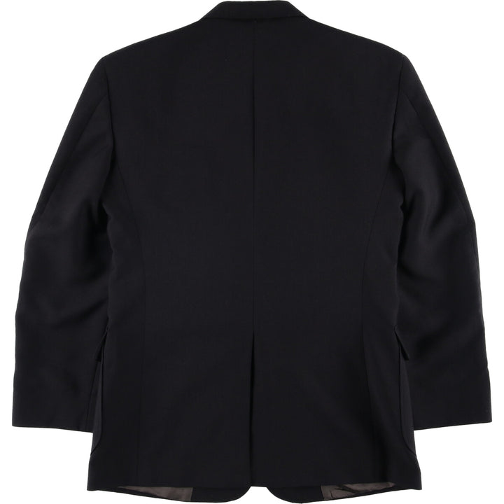 90'S DAVID TAYLOR blazer, tailored jacket, men's size M, vintage polyester black type Vintage Second Hand