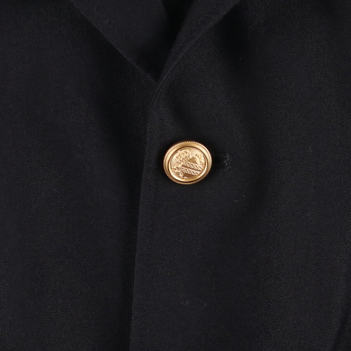 90'S DAVID TAYLOR blazer, tailored jacket, men's size M, vintage polyester black type Vintage Second Hand