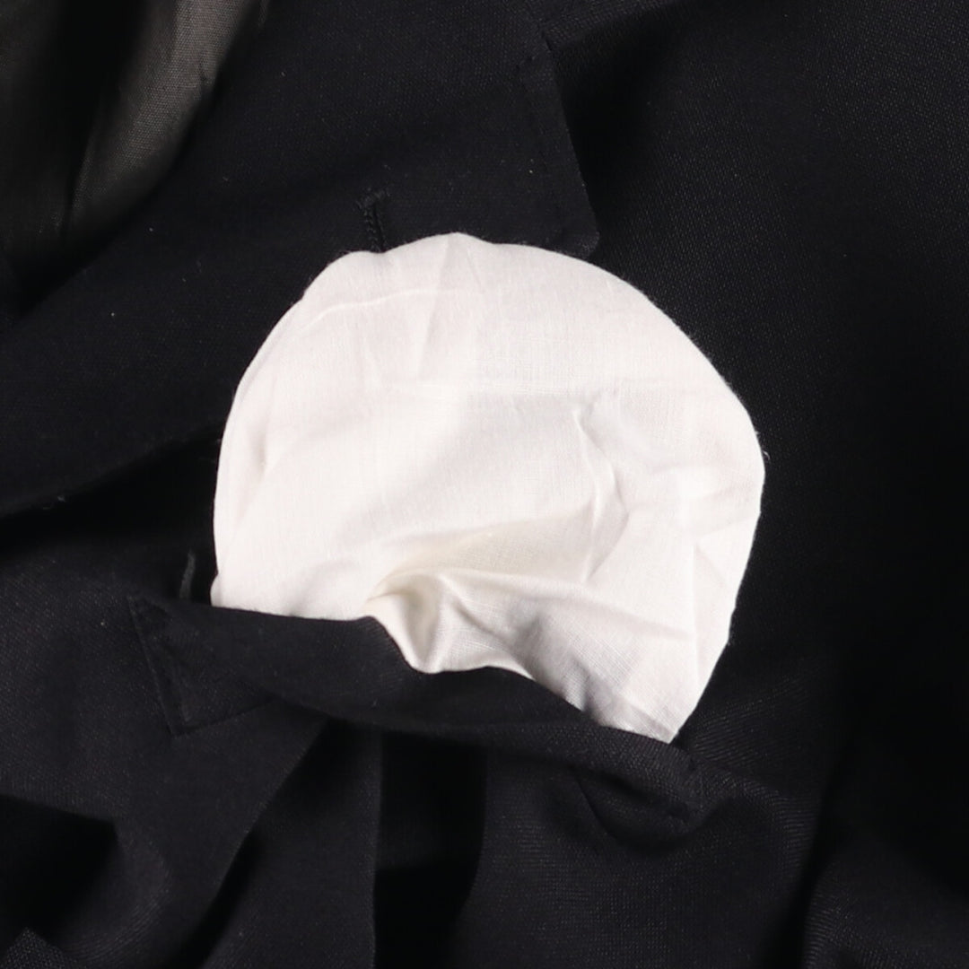 90'S DAVID TAYLOR blazer, tailored jacket, men's size M, vintage polyester black type Vintage Second Hand