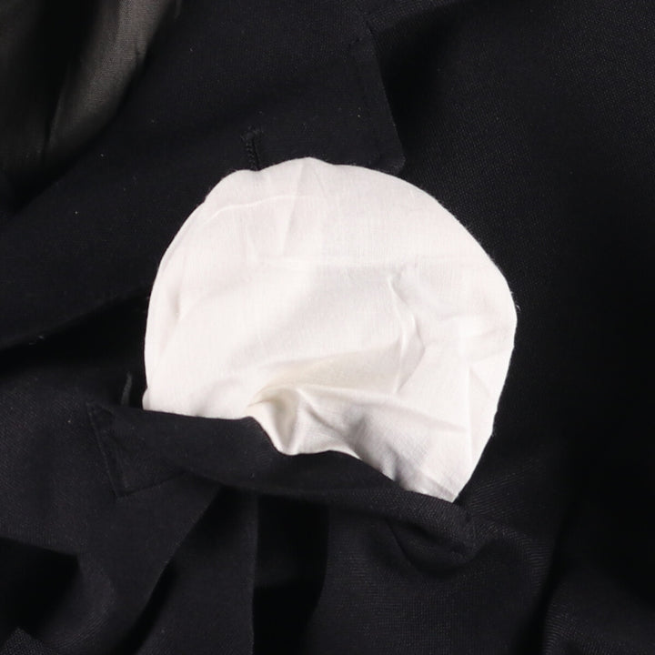 90'S DAVID TAYLOR blazer, tailored jacket, men's size M, vintage polyester black type Vintage Second Hand