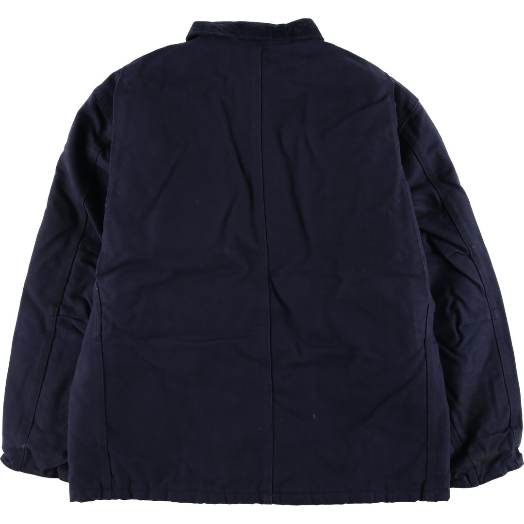 Carhartt Traditional Coat, DAIKIN Duck Work Jacket, Men's Size L cotton navy blue type Vintage Second Hand