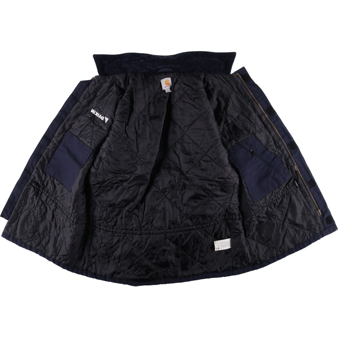 Carhartt Traditional Coat, DAIKIN Duck Work Jacket, Men's Size L cotton navy blue type Vintage Second Hand