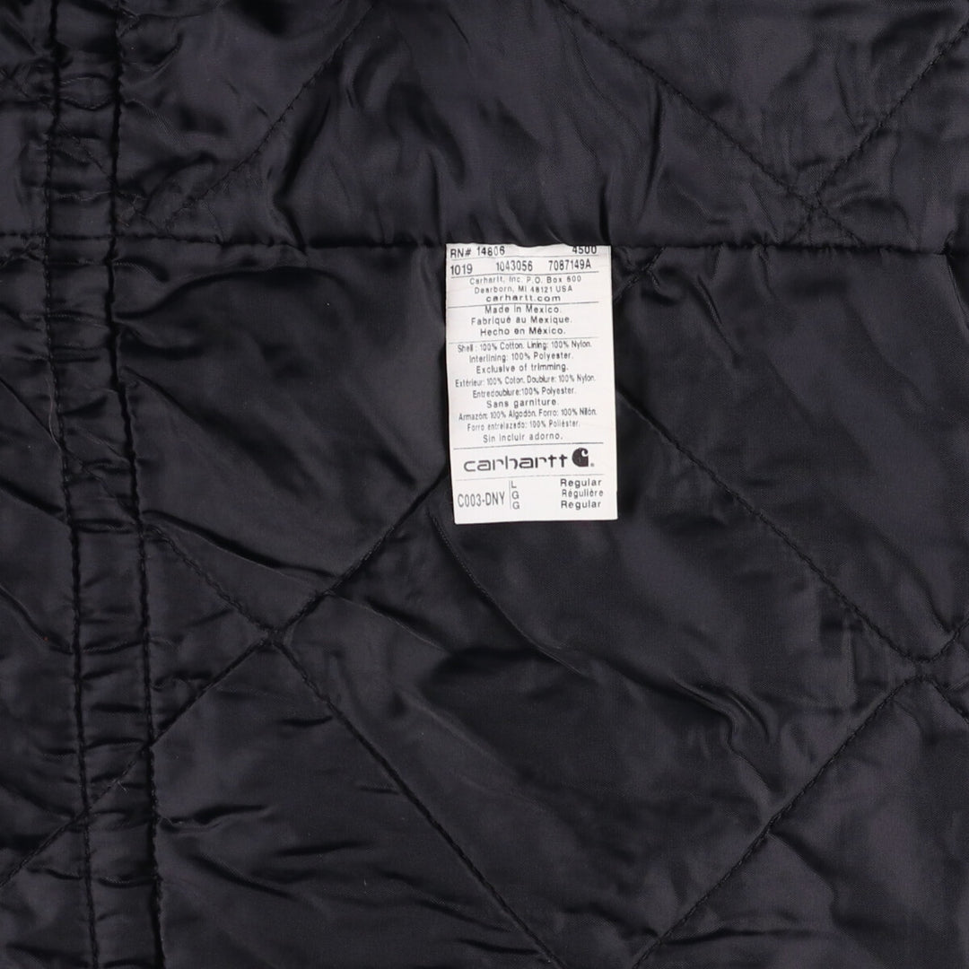 Carhartt Traditional Coat, DAIKIN Duck Work Jacket, Men's Size L cotton navy blue type Vintage Second Hand