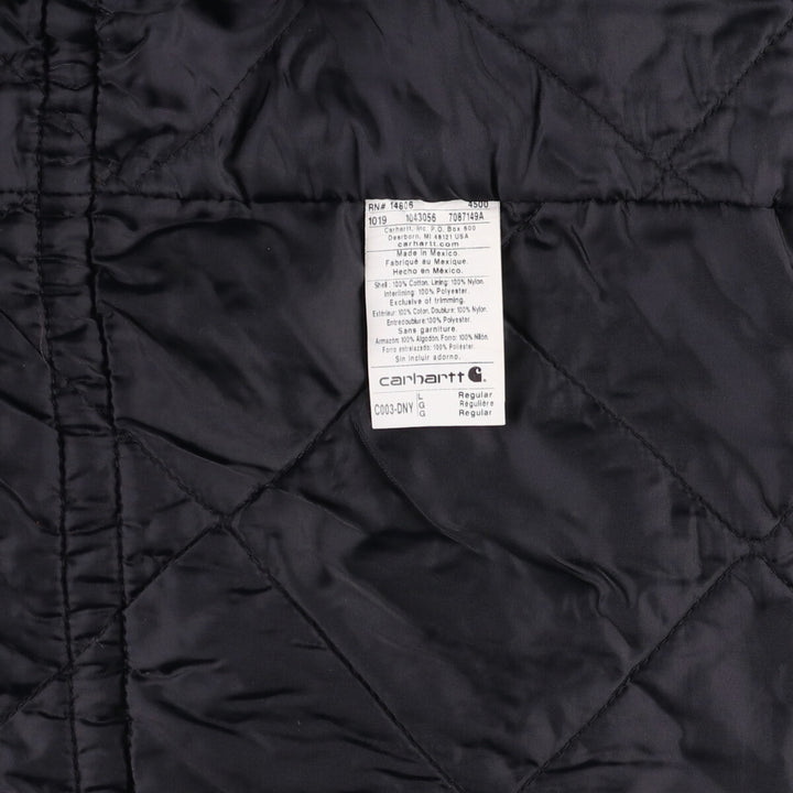 Carhartt Traditional Coat, DAIKIN Duck Work Jacket, Men's Size L cotton navy blue type Vintage Second Hand