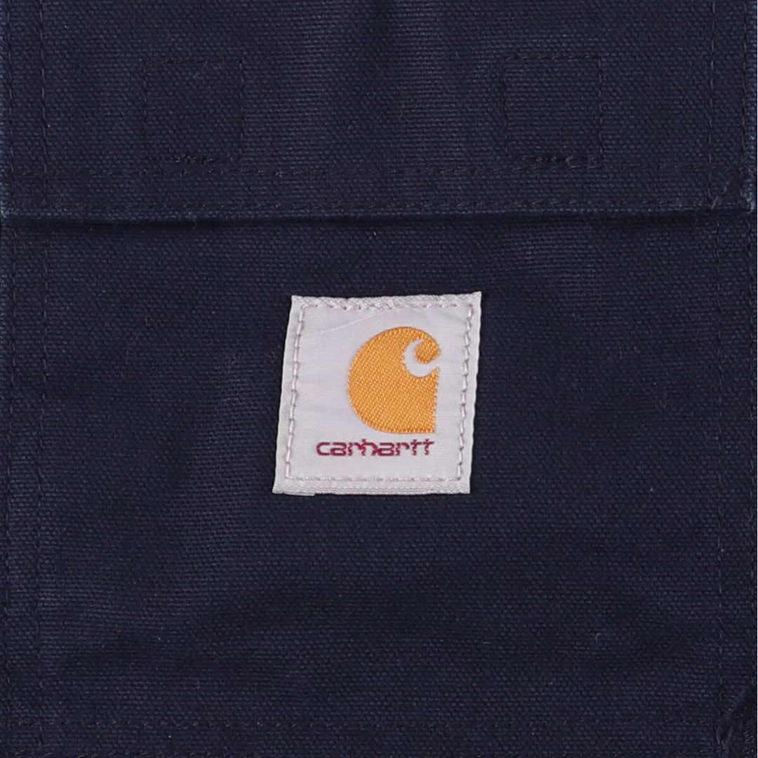 Carhartt Traditional Coat, DAIKIN Duck Work Jacket, Men's Size L cotton navy blue type Vintage Second Hand