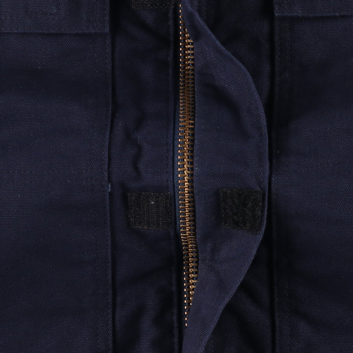 Carhartt Traditional Coat, DAIKIN Duck Work Jacket, Men's Size L cotton navy blue type Vintage Second Hand