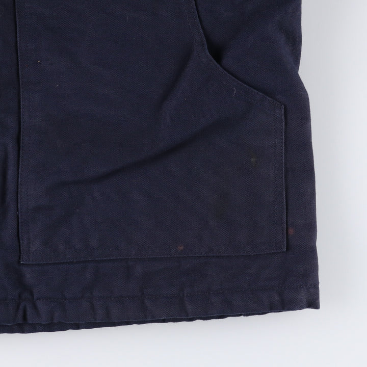 Carhartt Traditional Coat, DAIKIN Duck Work Jacket, Men's Size L cotton navy blue type Vintage Second Hand