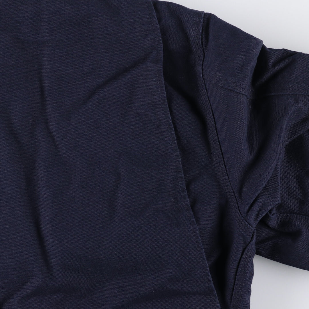 Carhartt Traditional Coat, DAIKIN Duck Work Jacket, Men's Size L cotton navy blue type Vintage Second Hand